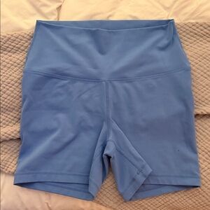Yogalicious Light Blue Bike Shorts